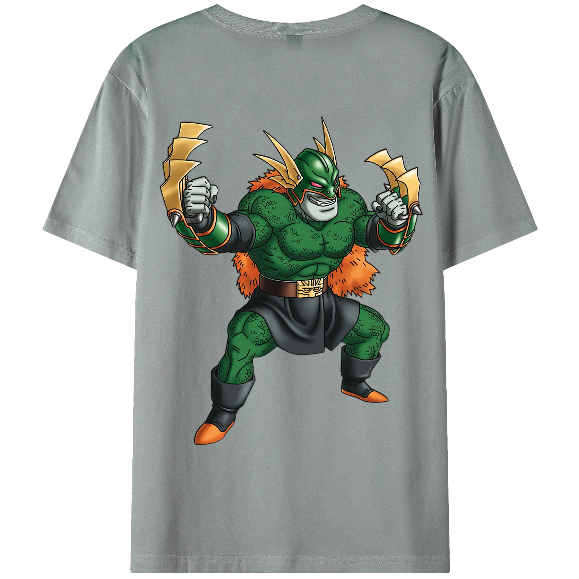 （画像用） ドラゴンクエスト Doragon Kuesuto Dragon Quest 綿100％ メンズ半袖Tシャツ（バックプリント） 通気性